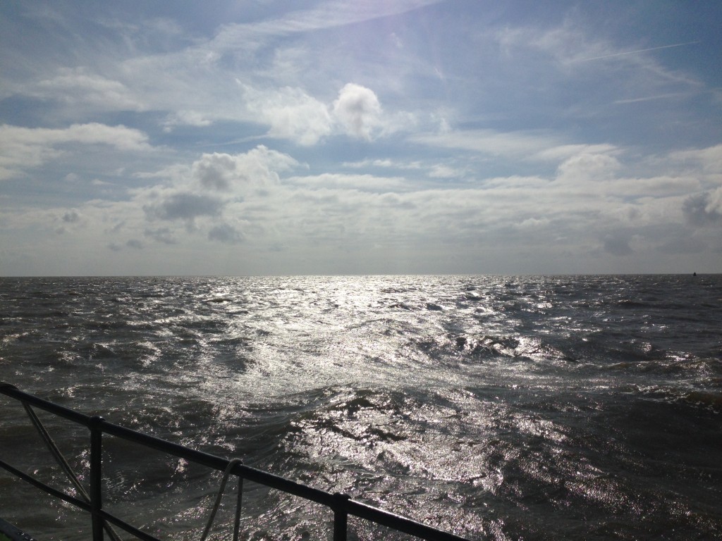 horizon vanaf de boot