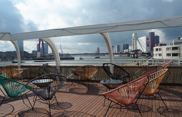 lunchen in Rotterdam met uitzicht