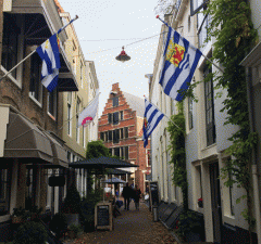 Lief straatje in Middelburg