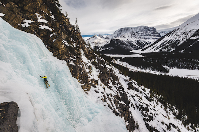 Ice climbing tijdens je wintersport in Canada